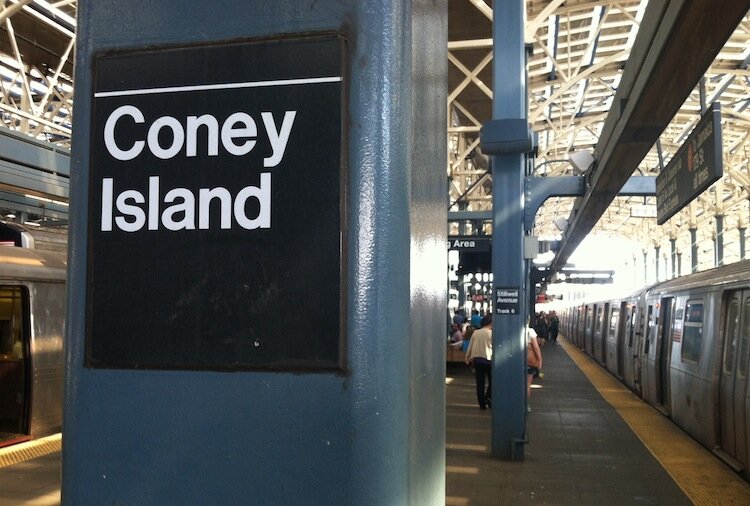 Coney Island sign
