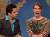 Dim-witted Derek Zoolander joins Stefon on SNL's "Weekend Update"