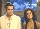 Jim Carrey and Courtney Cox in Ace Ventura