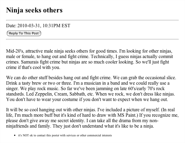 Best of Craigslist: Married, Bored and Looking 11